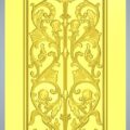 3D Door Design 035 Wood Carving Free RLF File For CNC Router