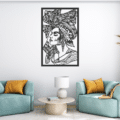Aboriginal Women Panel Wall Decor Free CDR Vector