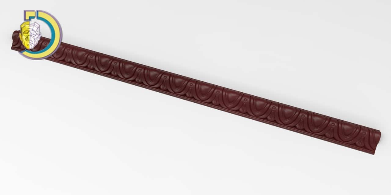 Baguette Wood Carving 02 Free STL 3D Model - Dezin