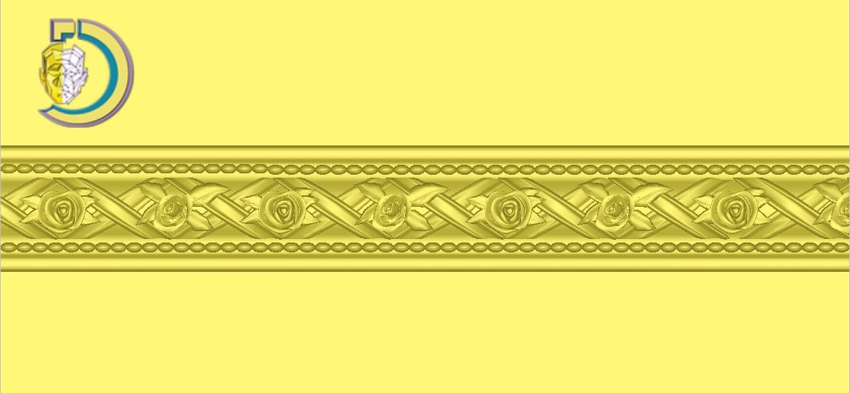 Baguette Wood Carving 14 Free STL 3D Model - Dezin Baguette Wood Carving 14 Free STL 3D Model