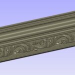 Baguette Wood Carving 24 Free STL 3D Model