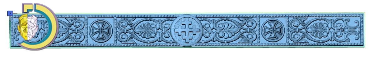 Baguette Wood Carving 29 Free STL 3D Model - Dezin Baguette Wood Carving 29 Free STL 3D Model