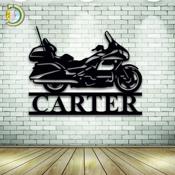 Carter Metal Motorcycle DXF Free Vector
