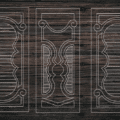 Decorative Door Design 03 CDR DXF Laser Cut Free Vector