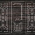 Decorative Door Design 25 CDR DXF Laser Cut Free Vector