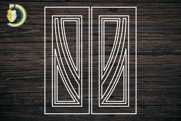 Decorative Door Design 29 CDR DXF Laser Cut Free Vector