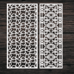 Decorative Screen Panel 108 CDR DXF Laser Cut Free Vector