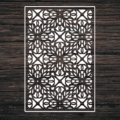 Decorative Screen Panel 140 CDR DXF Laser Cut Free Vector