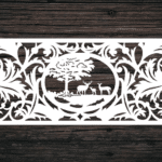 Decorative Screen Panel 83 CDR DXF Laser Cut Free Vector