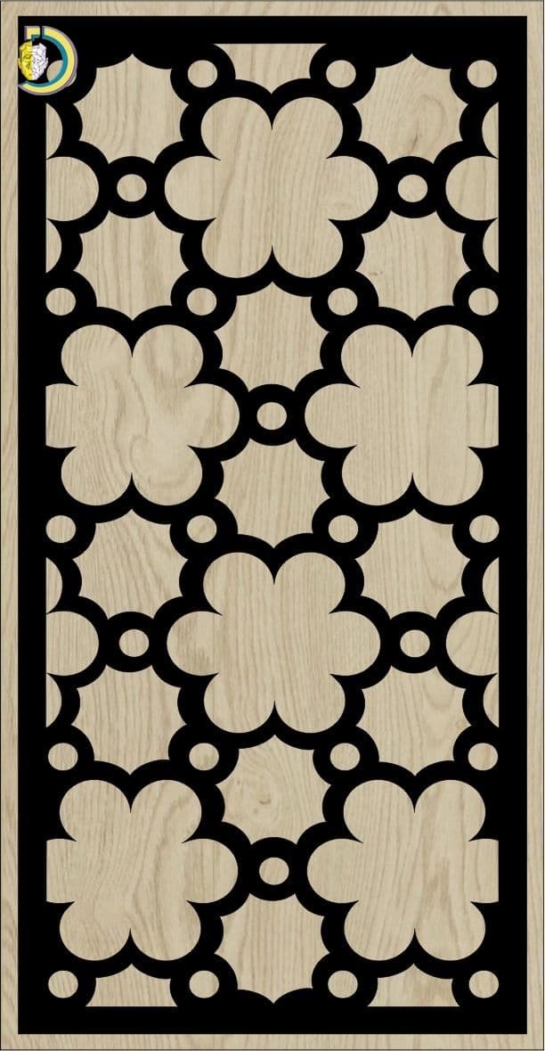 Decorative Slotted Panel 640 Pattern PDF File