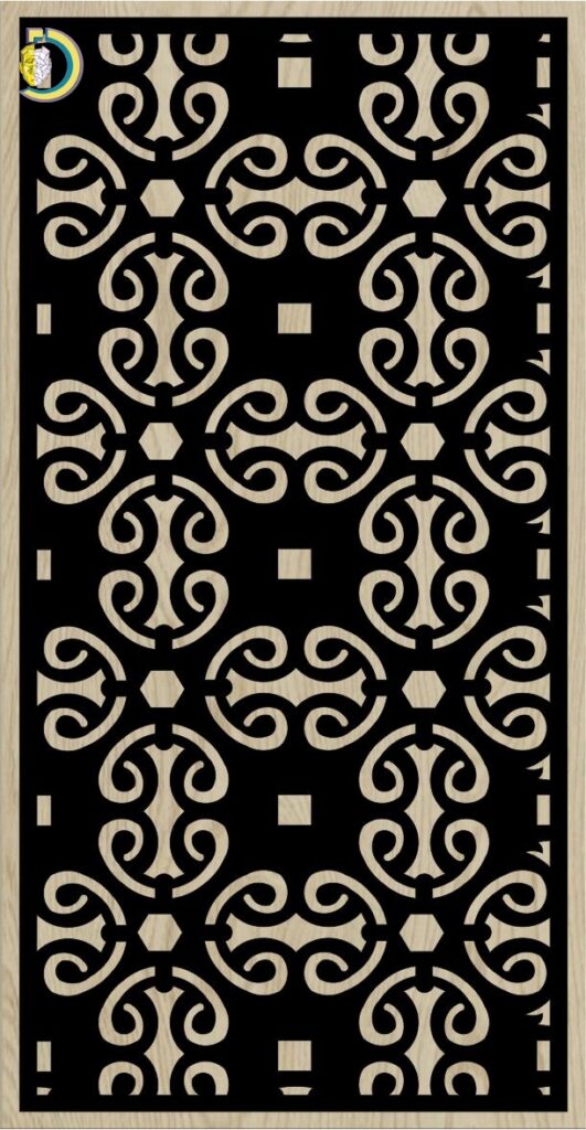Decorative Slotted Panel 763 Pattern PDF File