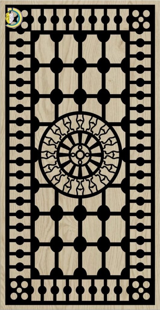 Decorative Slotted Panel 778 Pattern PDF File
