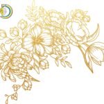 Engrave Flower Design Free Vector