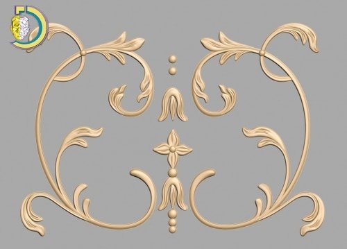 Interior Decor Capital 131 Wood Carving Pattern For CNC Router