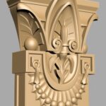 Interior Decor Capital 64 Wood Carving Pattern For CNC Router