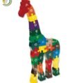Laser Cut Alphabet Giraffe Puzzle For Kids Free Vector
