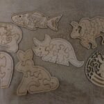 Laser Cut Animals Jigsaw Puzzle CDR Free Vector