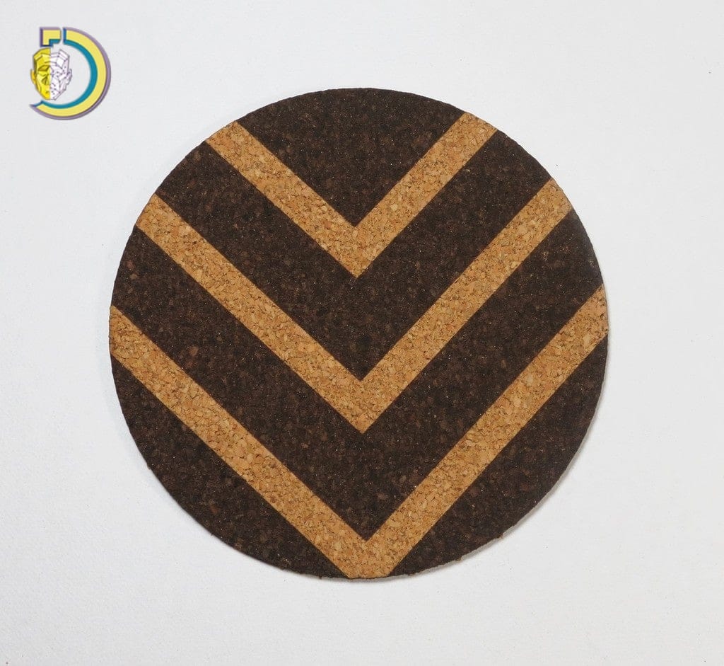 Laser Cut Cork Coasters 3mm SVG Free Vector - Dezin Laser Cut Cork Coasters 3mm SVG Free Vector