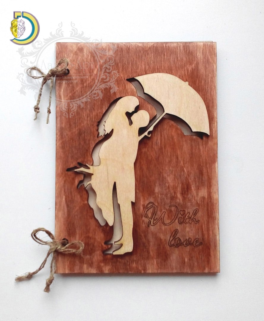 Laser Cut Couple Notebook Cover Free Vector - Dezin Laser Cut Couple Notebook Cover Free Vector