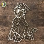 Laser Cut Dog Wall Decor Free Vector