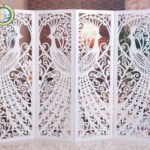 Laser Cut Eastern Style Screen Panel Free Vector