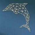 Laser Cut Geometric Dolphin SVG DXF Vector