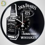 Laser Cut Jack Daniels Wall Clock Free Vector