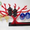 Laser Cut Jewelry Tree Stand Acrylic Free Vector