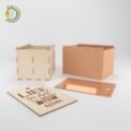 Laser Cut Life Is Too Short To Drink Bad Wine Engraved Box Vector