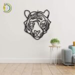 Laser Cut Lion Wall Decor SVG DXF Free Vector
