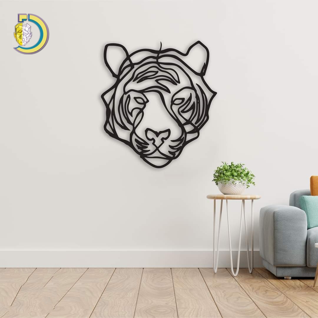 Laser Cut Lion Wall Decor SVG DXF Free Vector - Dezin Laser Cut Lion Wall Decor SVG DXF Free Vector