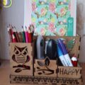 Laser Cut Owl Desk Organizer Free Vector