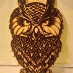 Laser Cut Owls Panel Wall Decor CDR Free Vector