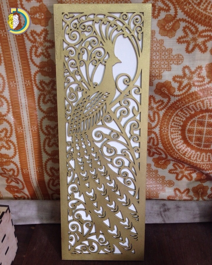 Laser Cut Peacock Screen Panel Decor Free Vector Laser Cut Peacock Screen Panel Decor Free Vector