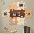 Laser Cut Puzzle Photo Frame CDR Free Vector
