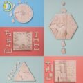 Laser Cut Set of Puzzles Free Vector