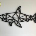 Laser Cut Shark Wall Decor Free Vector