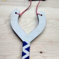 Laser Cut Sling Shot Birch Plywood CDR Free Vector