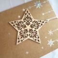 Laser Cut Star Patterns For Christmas Decoration Free Vector