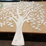 Laser Cut Tree CNC Design CDR DXF Free Vector