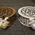 Laser Cut Wedding Gift Box CDR Free Vector