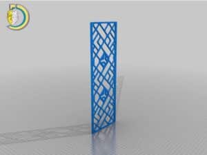 PC Fan Grille with EKWB Logo STL 3D Model