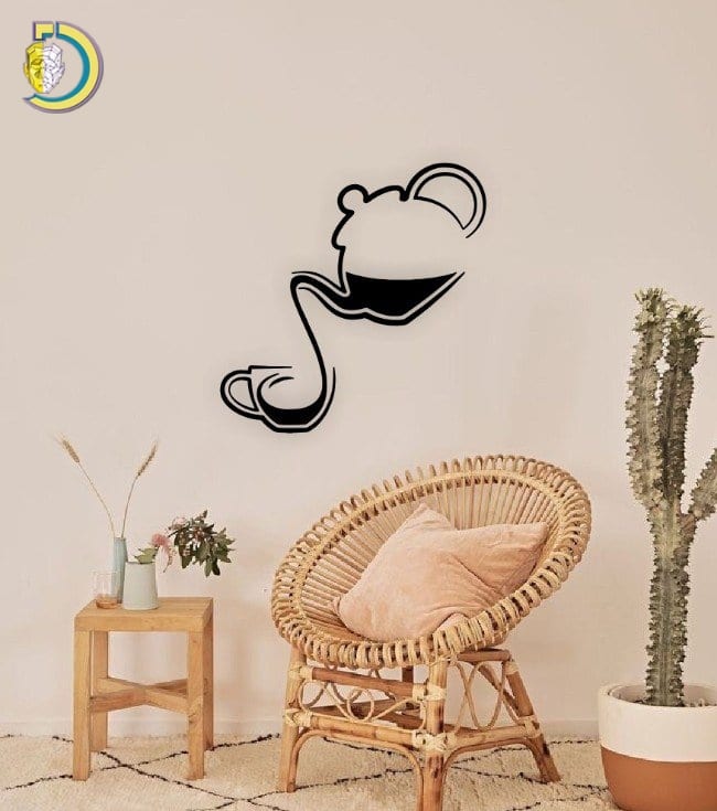 Laser Cut Cute Mug Hanging Tea Bag Holders Free Vector cdr