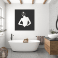 Women Pano Wall Decor Free CDR Vector