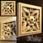 Wood Carving Pattern 51 STL Free Download 3D Model