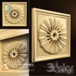 Wood Carving Pattern 54 STL Free Download 3D Model