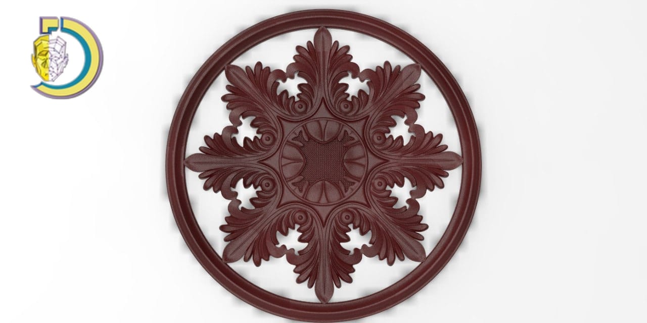 Wood Carving Pattern 78 STL Free Download 3D Model - Dezin Wood Carving Pattern 78 STL Free Download 3D Model