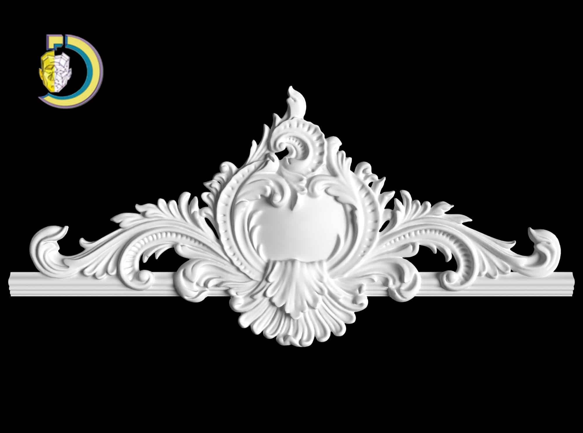 Wood Carving Pattern 81 STL Free Download 3D Model - Dezin Wood Carving Pattern 81 STL Free Download 3D Model