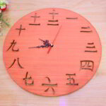 Laser Cut Chinese Wall Clock Free Vector - Dezin