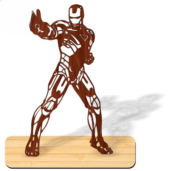 Iron Man File Cdr And Dxf Free Vector Dezin